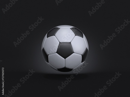 Sport background Soccer ball 3D