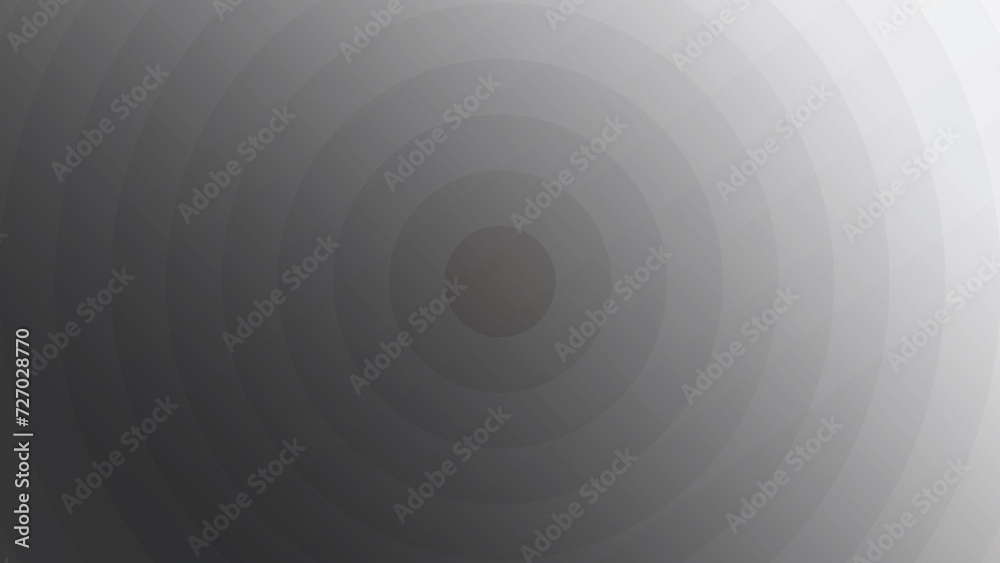 Obraz premium Gray scale gradient background of concentric drawings and lines with noise