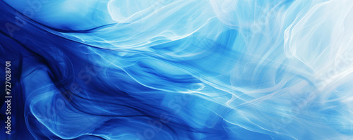 Blue Smoke Background Banner