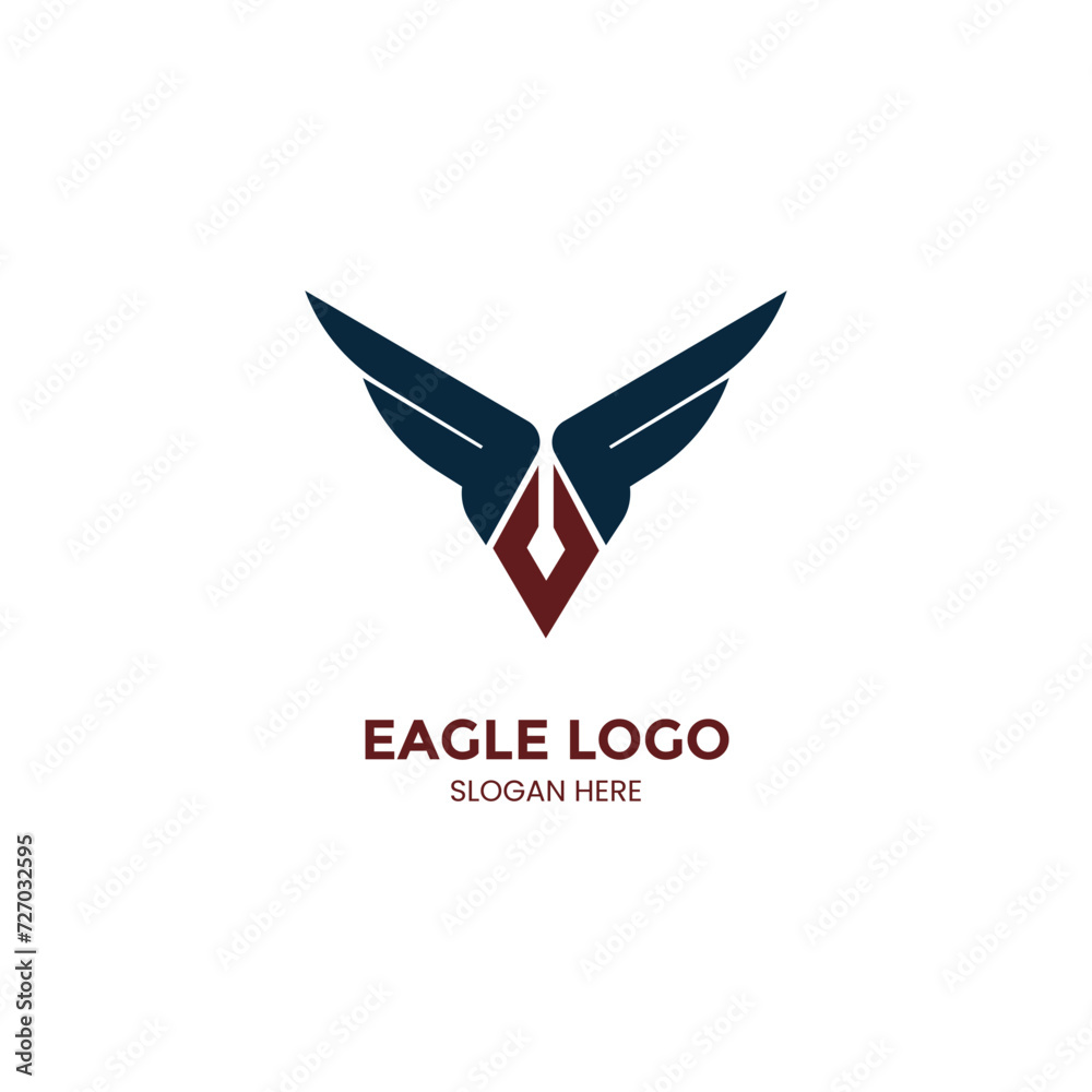 Eagle logo design vector, Illustration Eagle logo design vector, Illustration