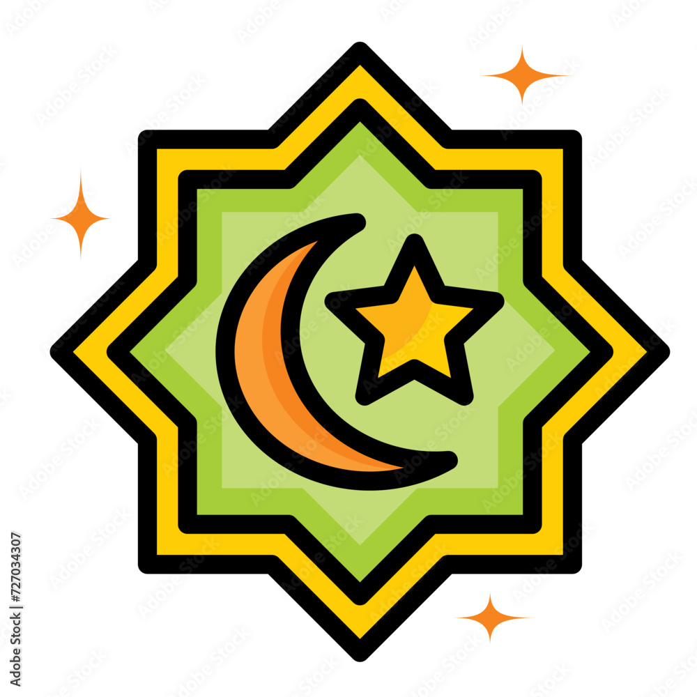 Islamic Decorations Icon Islamic Decorations Icon