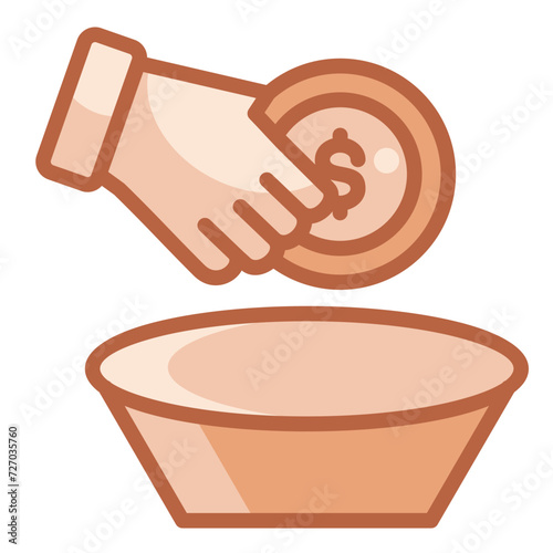 Almsgiving Icon
