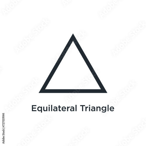 icon equilateral triangle