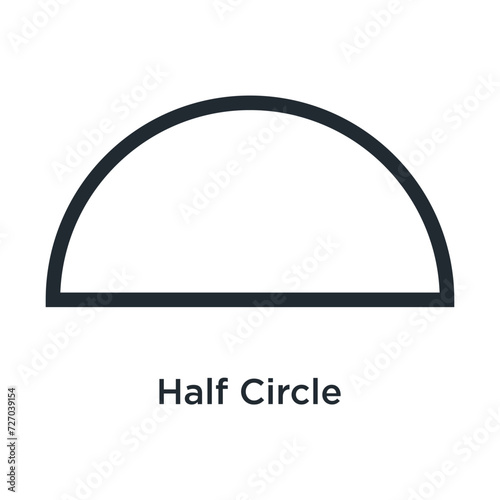 icon half circle