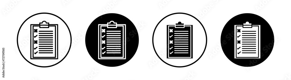 Guidelines flat line icon set. Guidelines Thin line illustration vector - obrazy, fototapety, plakaty 