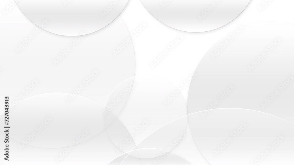 Looping animation. Minimal elegant circle motion design white background. 4K video Looping animation. Minimal elegant circle motion design white background. 4K video