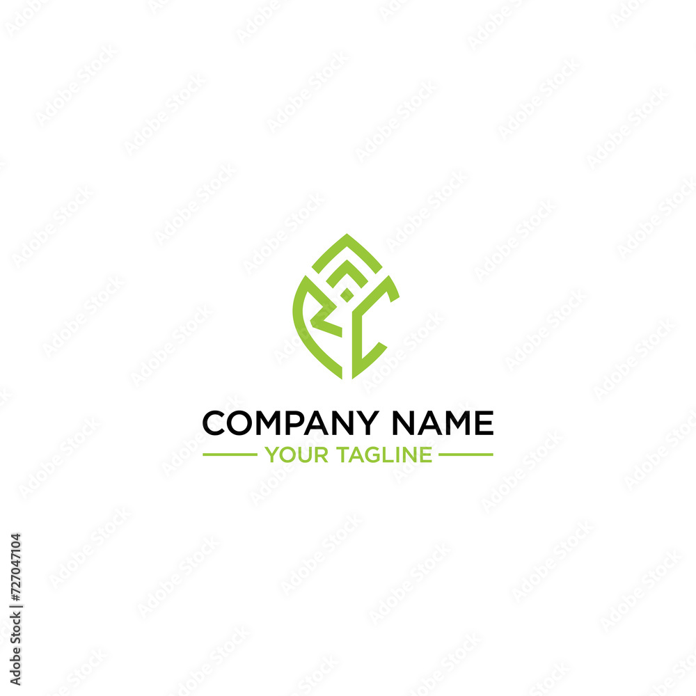 The leaf-shaped R and C logo is suitable for financial companies or personal branding name logos The leaf-shaped R and C logo is suitable for financial companies or personal branding name logos
