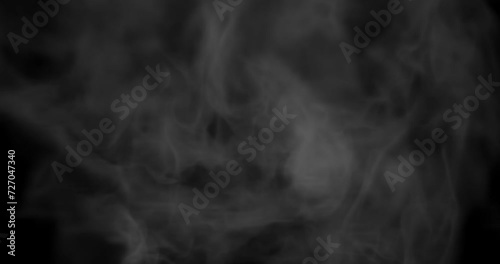 smoke or steam for hot food or high temperature effects