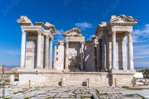 The Traian Nymphaeumu view in Laodikya Ancient City of Turkey photo