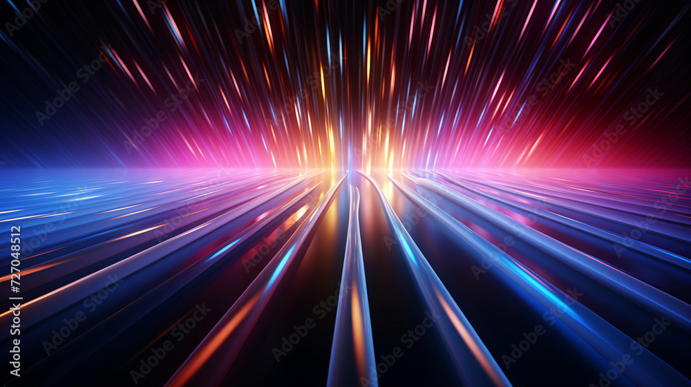 Abstract technology glowing lines background, abstract graphic poster PPT background