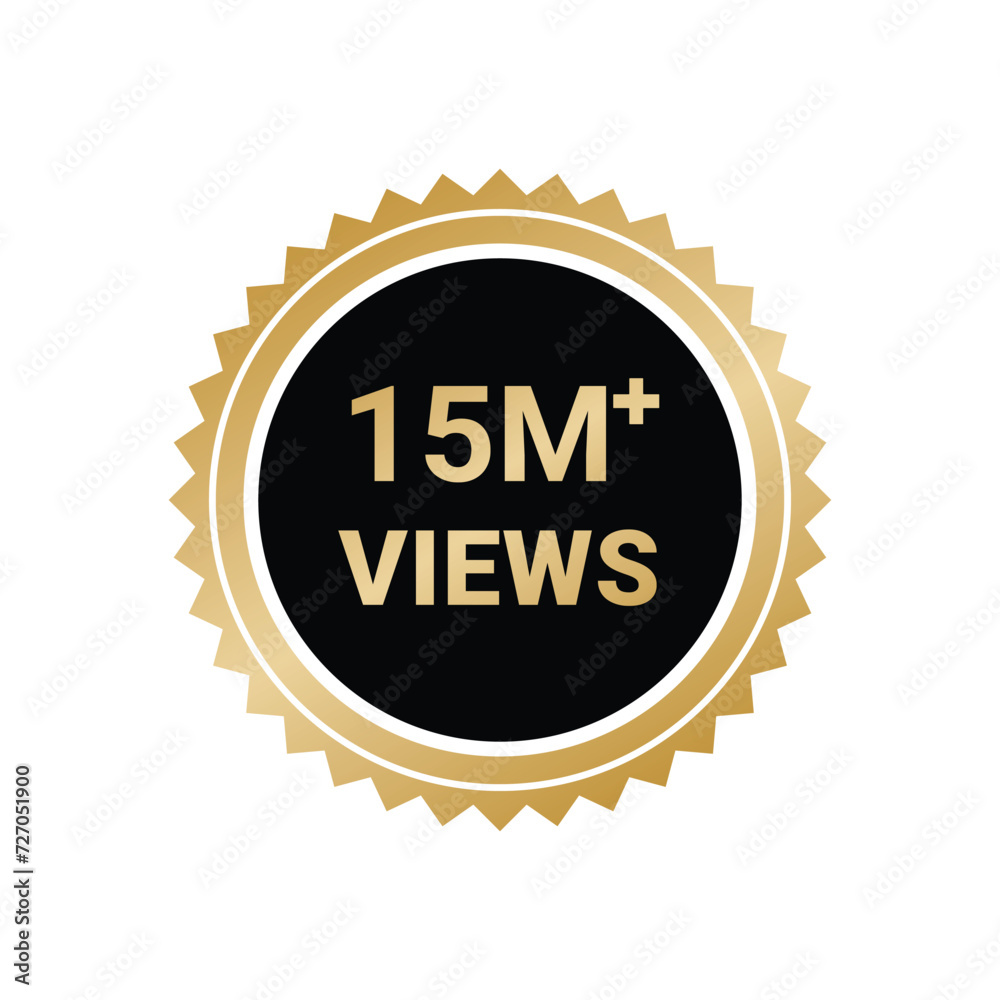 15 Million+ Views Vectors 15 Million+ Views Vectors