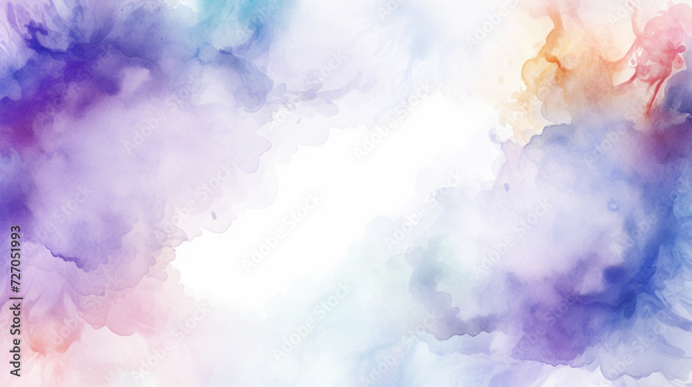 Abstract colorful watercolor background.Hand painted watercolor.