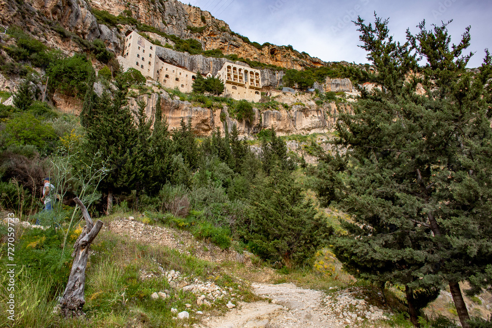 Our Lady of Hamatoura orthodox monastery, Kannoubine Valley, Lebanon