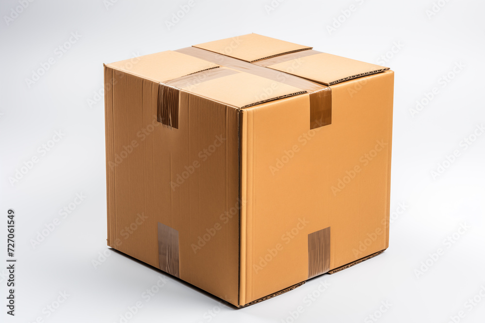 Box isolated on white background. Box isolated on white background.