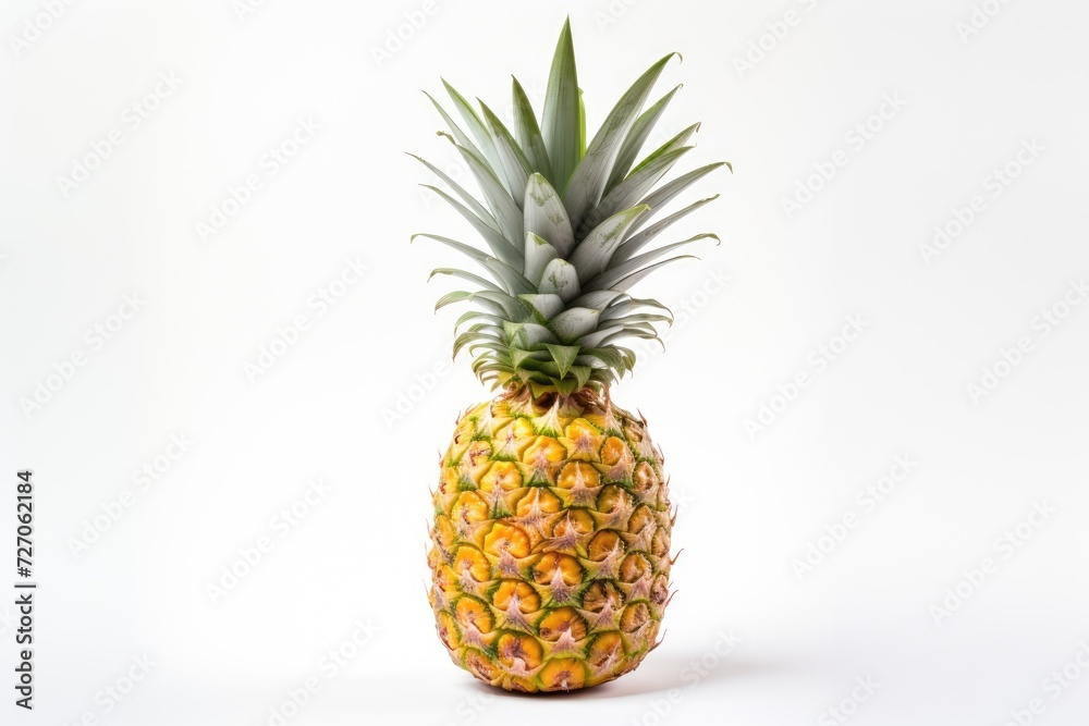 Fototapeta premium Pineapple on white background.
