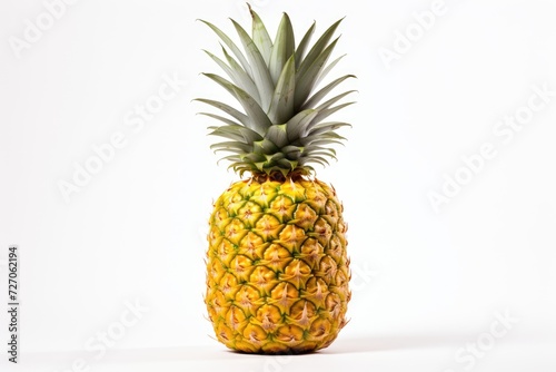 Pineapple on white background.