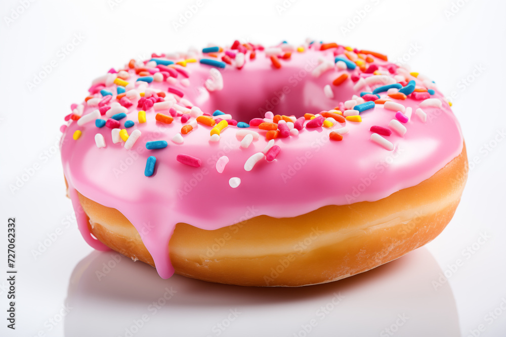 Donut isolated on white background. Donut isolated on white background.