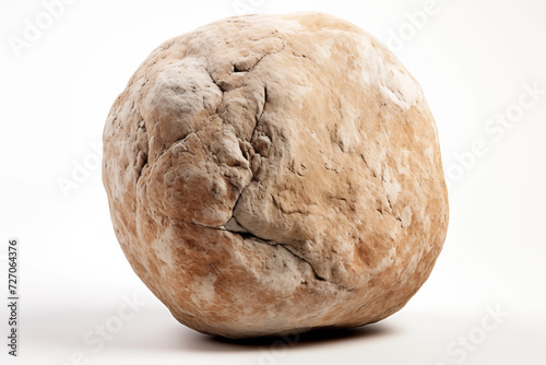 Stone isolated on white background.