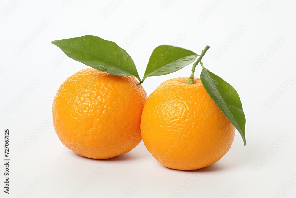Clementine on white background. Clementine on white background.