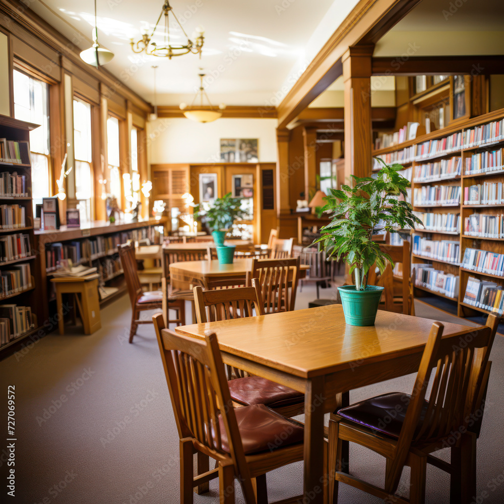 interior of bookstore.