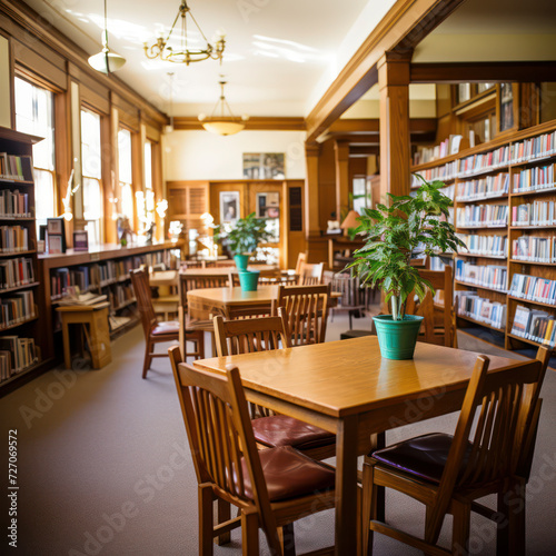 interior of bookstore.