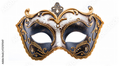 A stunning opera carnival mask with intricate details and vibrant colors, perfect for adding an air of mystery and elegance to any artistic project or costume.
