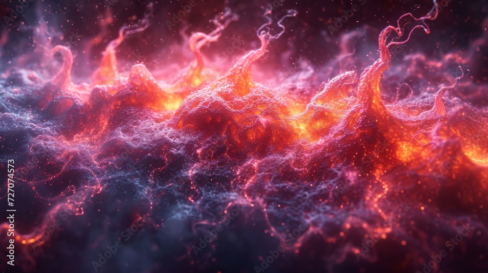 Naklejka premium Cosmic Synapses