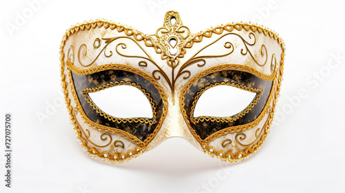 Vibrant and intricate opera carnival mask, handcrafted to perfection, beautifully embodying the essence of mystery and elegance. Its opulent design and rich colors make it a perfect centerpi