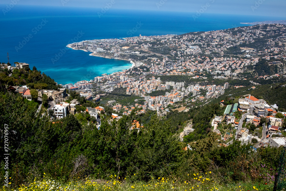 Coastline in spring, Lebanon