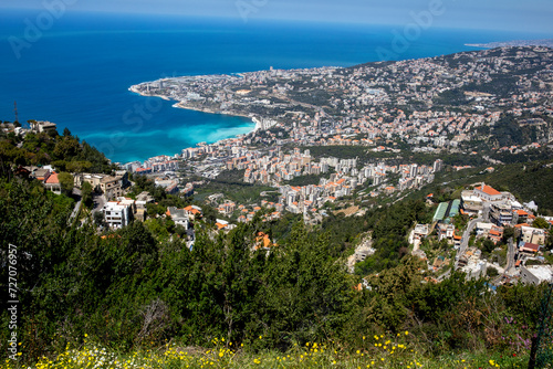 Coastline in spring, Lebanon