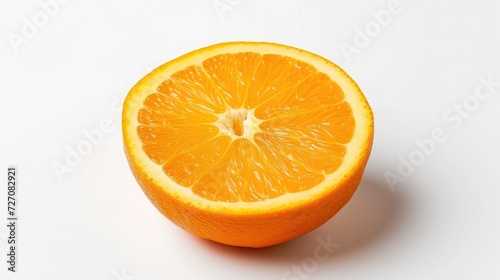 orange on isolated white background