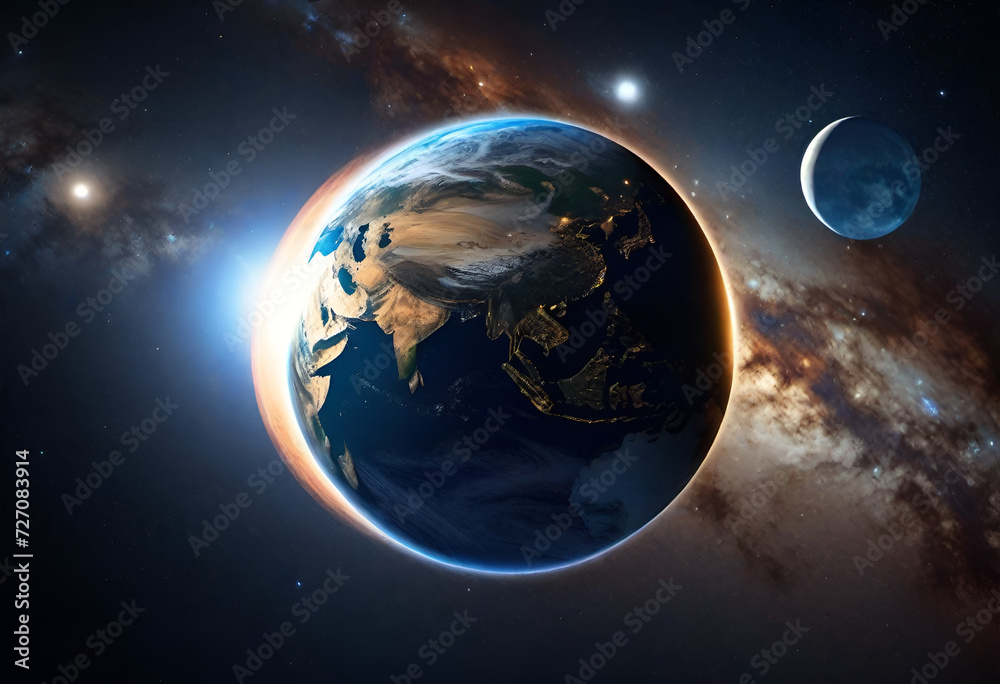 Obraz premium Earth in space