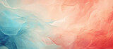 Aqua and coral abstract background.