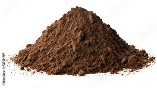  soil isolated on white background