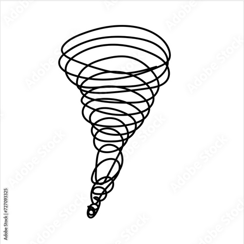 illustration of a tornado