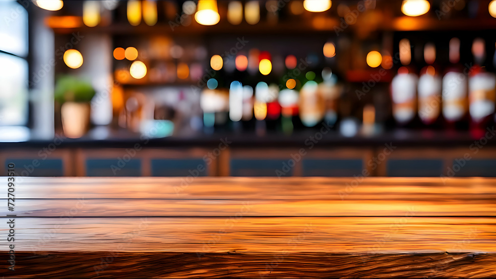 Table, bar, background, Bar background, wallpaper, HD, Cafe, Blur background, colorful