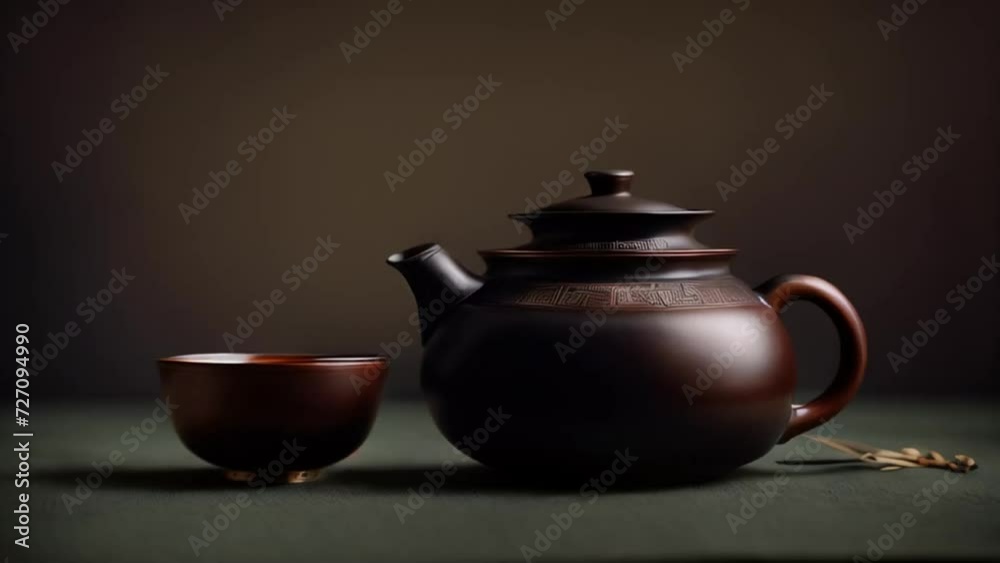 Beautiful Japanese style tea on the table Beautiful Japanese style tea on the table