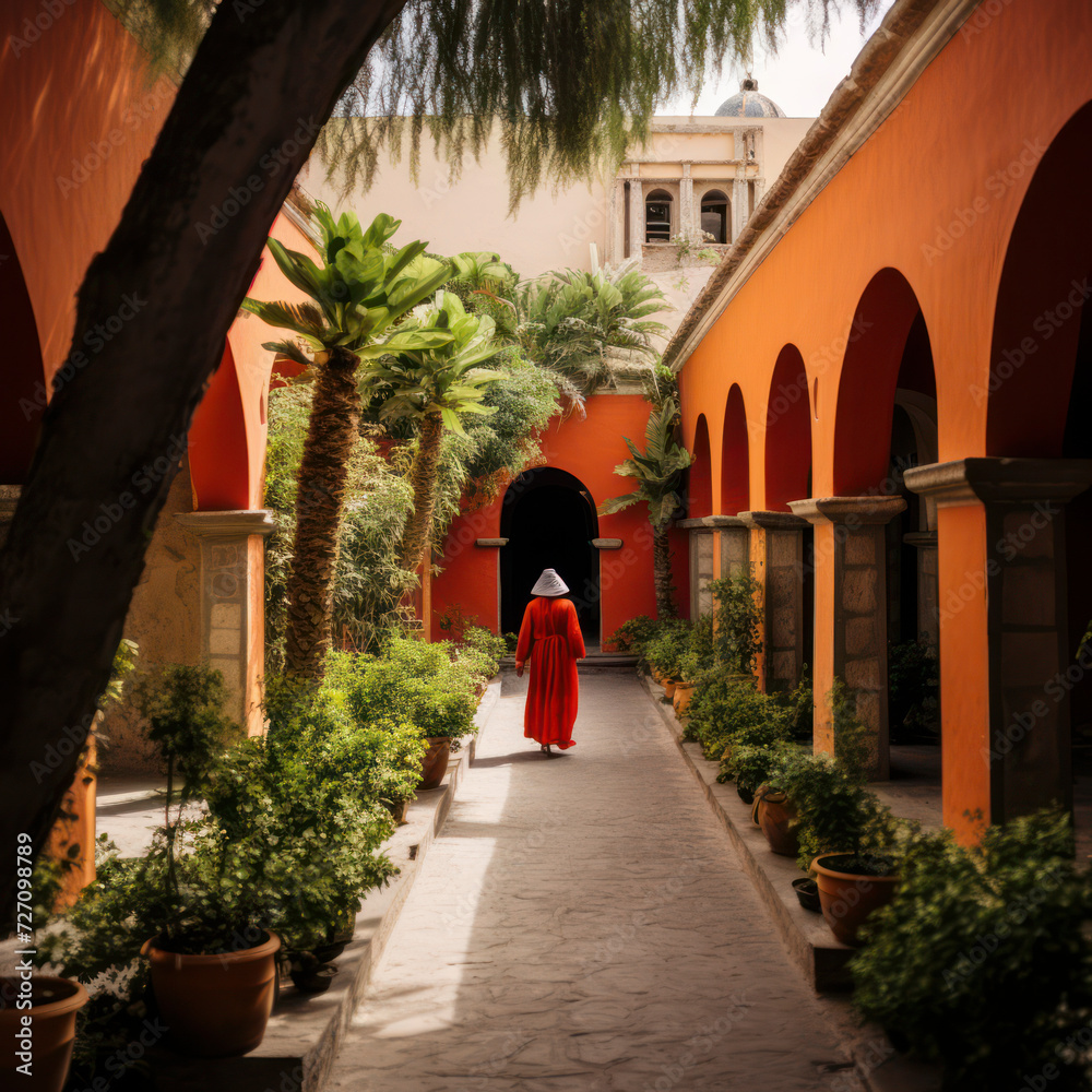 Naklejka premium preu Arequipa santa catalina convent.