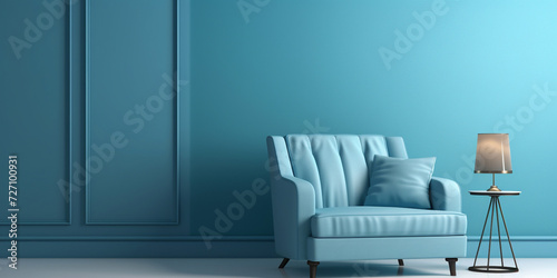 Blue interiors Image .