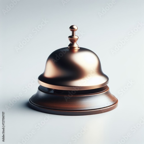 service bell on a white background
