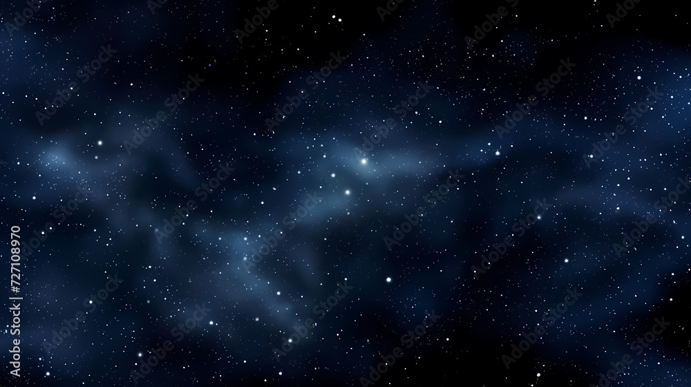 Mysterious star themed gradient background with countless twinkling stars