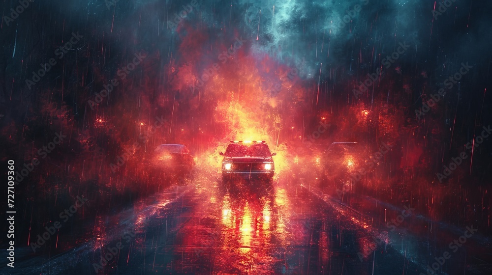 Neon Rain Odyssey