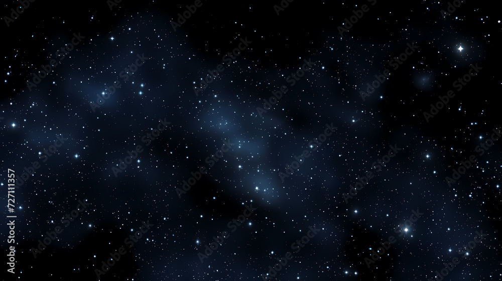 Mysterious star themed gradient background with countless twinkling stars