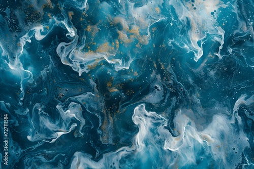 Sea-inspired Organic Abstraction - Abstract Background