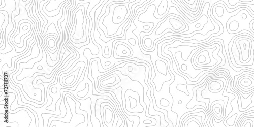 White wave paper curved reliefs abstract background black and white  Background of the topographic line map. Topographic map patterns abstract white topography vector background.