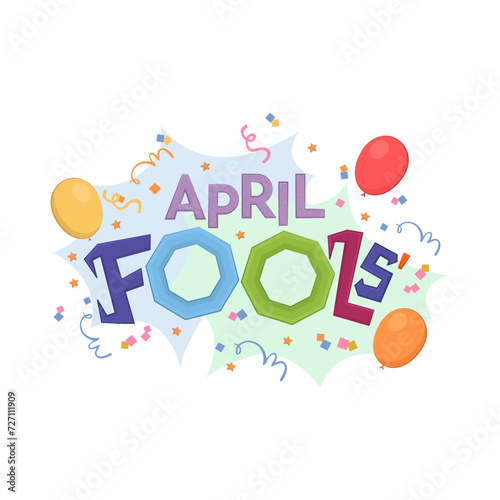 Illustration of April fools day 