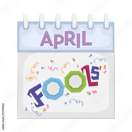Illustration of April fools day 