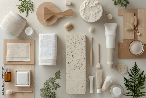 Eco Cosmetic Company Minimalistic Mood Board