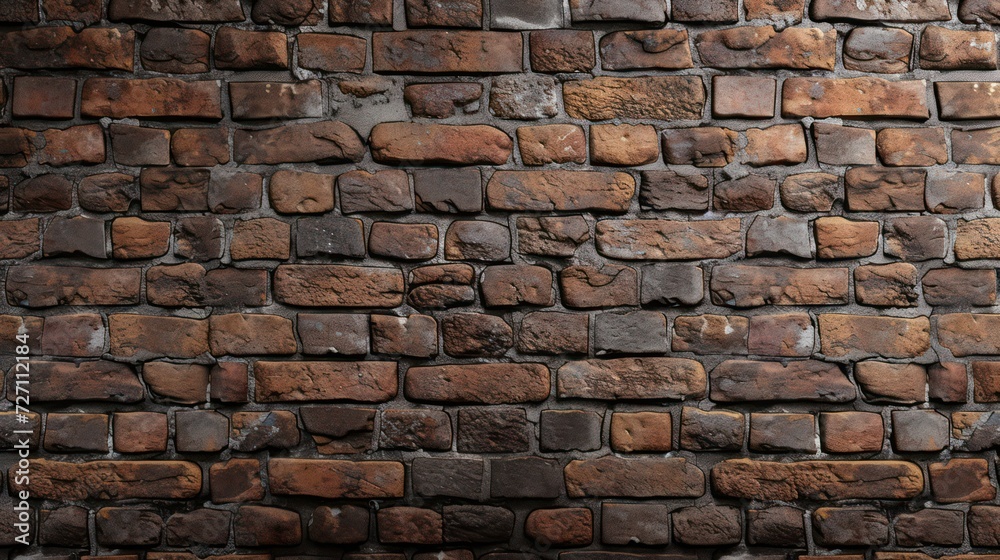 Background featuring a brick wall texture.
