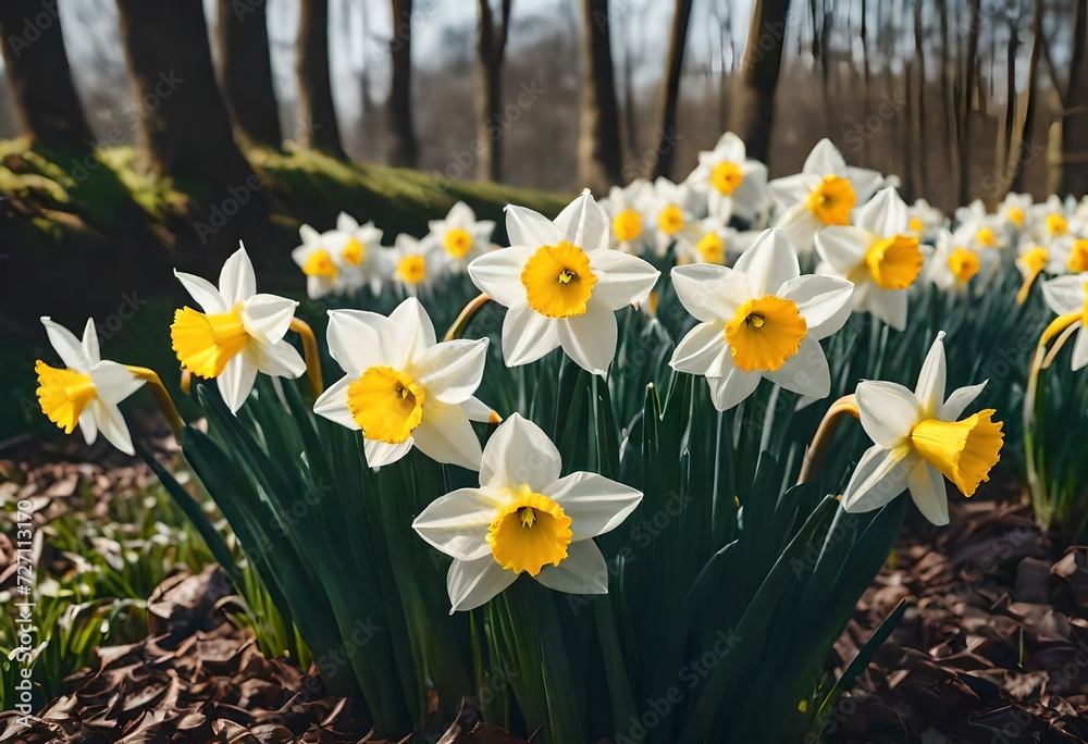 daffodils in spring daffodils in spring